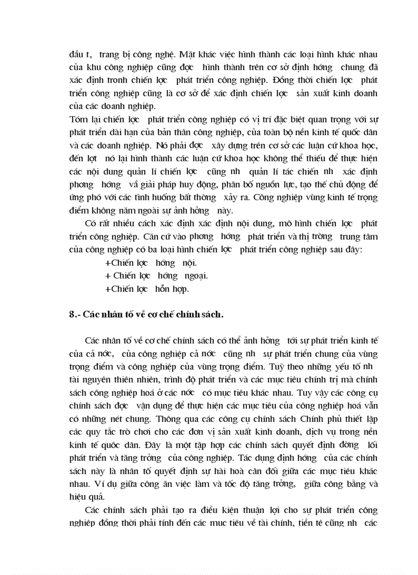 image for page Định hướng và các giải pháp phát triển công nghiệp vùng kinh tế trọng điểm Bắc Bộ thời kì 2000 2010