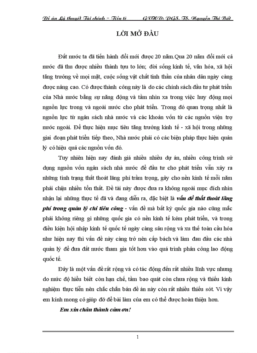 image for page Vấn đề thất thoát lãng phí trong quản lý chi tiêu công