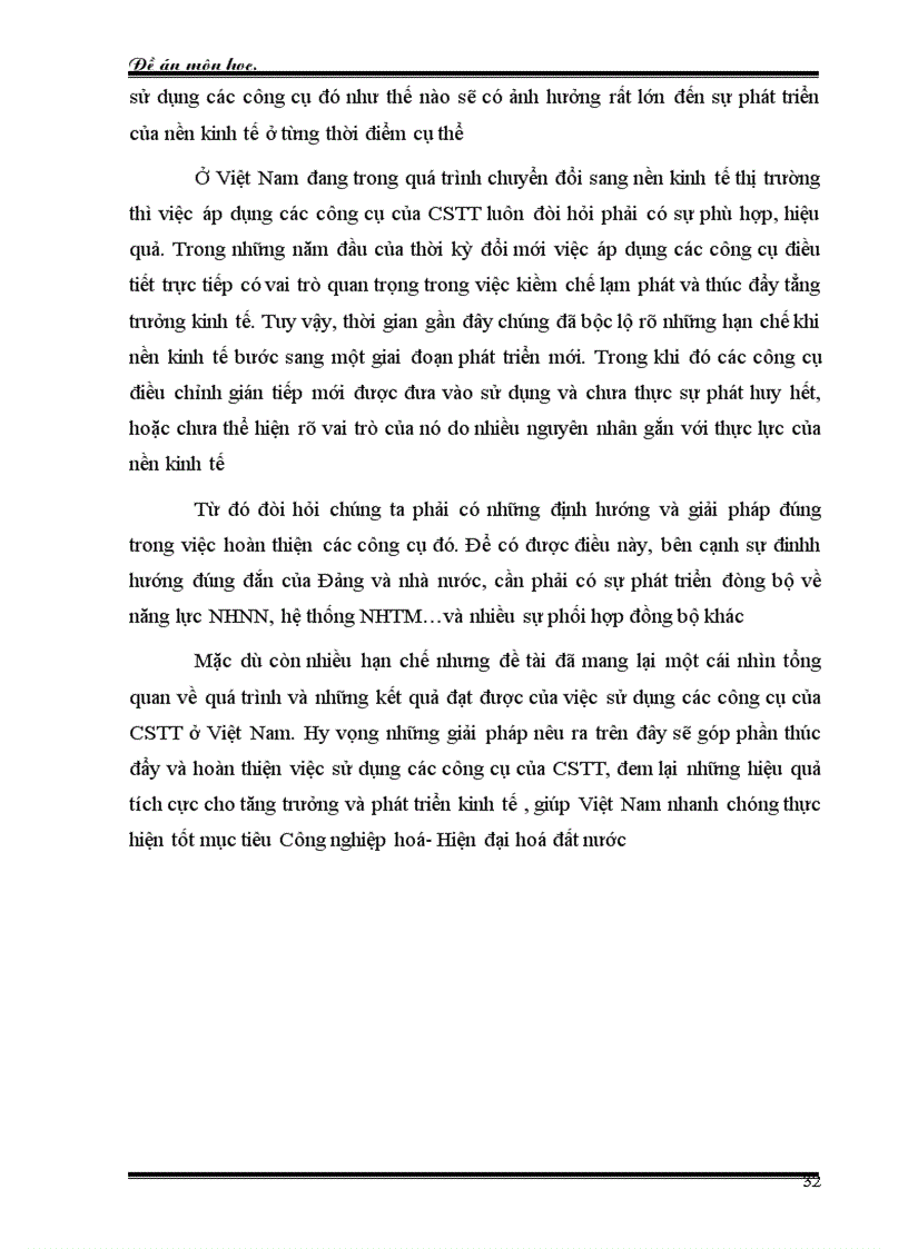 image for page Giải pháp nâng cao hiệu quả công cụ CSTT ở Việt Nam hiện nay