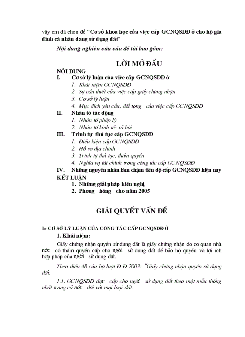 image for page Cơ sở khoa học của việc cấp GCNQSDĐ ở cho hộ gia đình cá nhân đang sử dụng đất