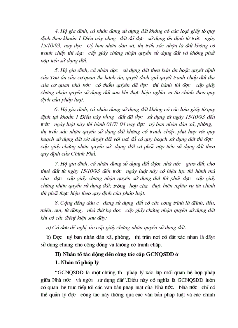 image for page Cơ sở khoa học của việc cấp GCNQSDĐ ở cho hộ gia đình cá nhân đang sử dụng đất