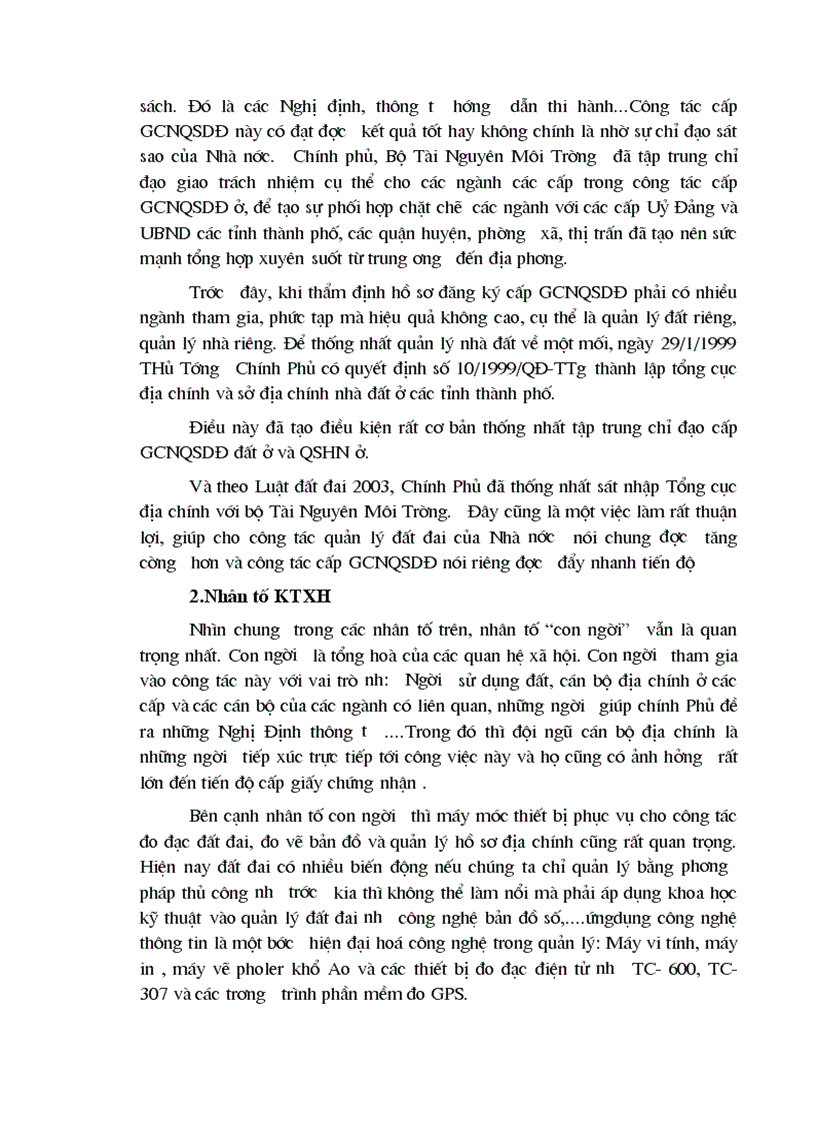 image for page Cơ sở khoa học của việc cấp GCNQSDĐ ở cho hộ gia đình cá nhân đang sử dụng đất