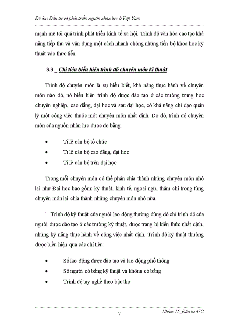 image for page Đầu tư và phát triển nguồn nhân lực ở Việt Vam 1