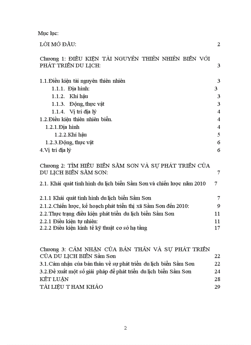 image for page Giá trị tài nguyên thiên nhiên biển trong phát triển du lịch biển ở Sầm Sơn
