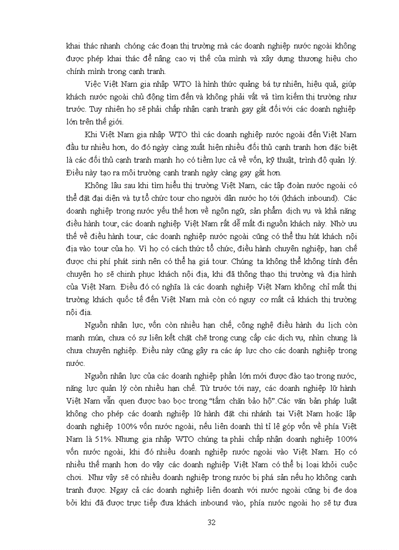 image for page Sự thay đổi của du lịch việt nam sau khi Việt Nam gia nhập WTO