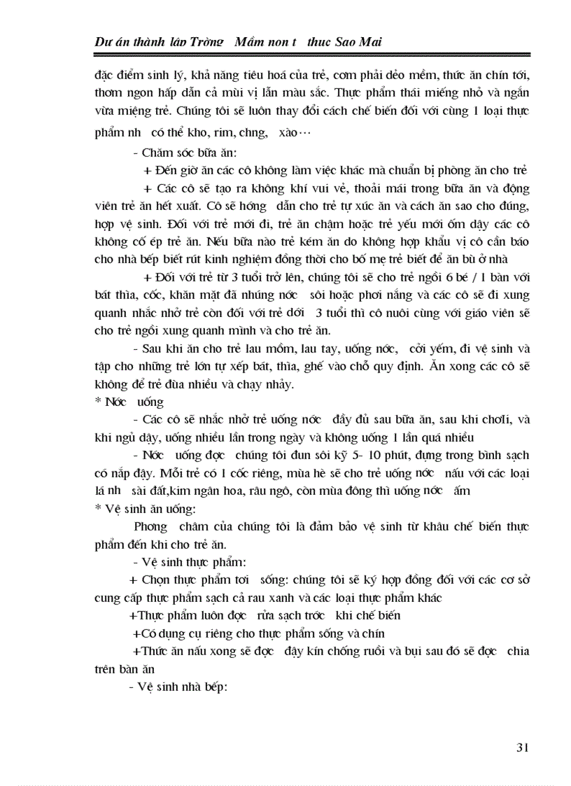 image for page Dự án thành lập Trường Mầm non tư thục Sao Mai