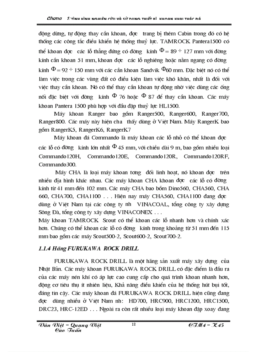 image for page Tình hình nghiên cứu và sử dụng thiết bị khoan khai thác đá 1