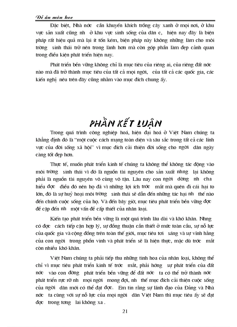 image for page Một số vấn đề về phát triển công nghiệp với môi trường sinh thái