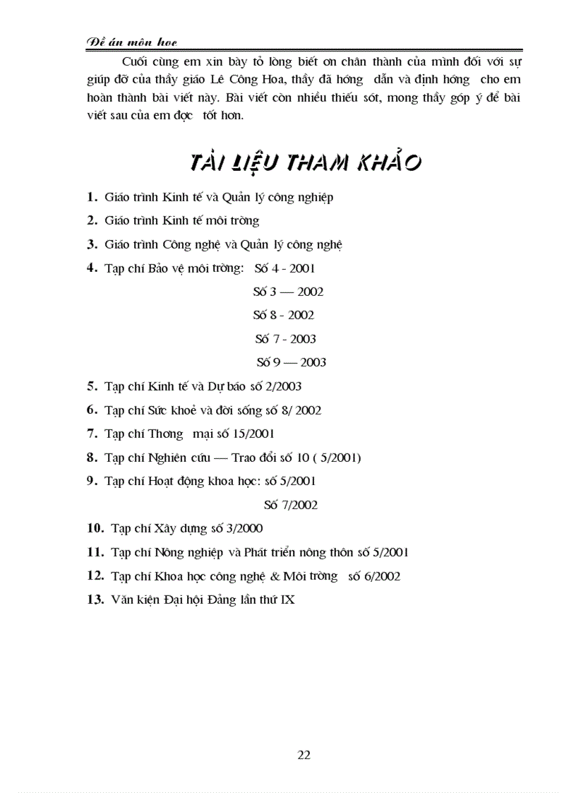 image for page Một số vấn đề về phát triển công nghiệp với môi trường sinh thái