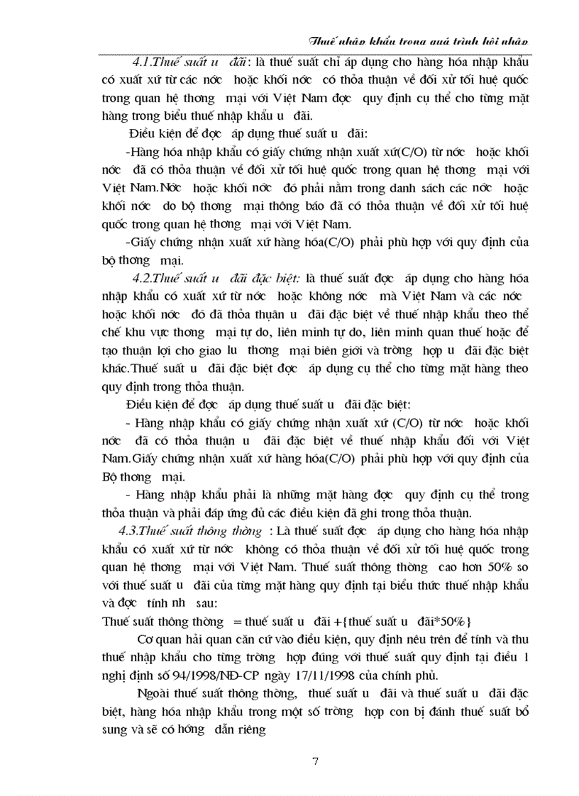 image for page Thuế nhập khẩu trong quá trình hội nhập kinh tế