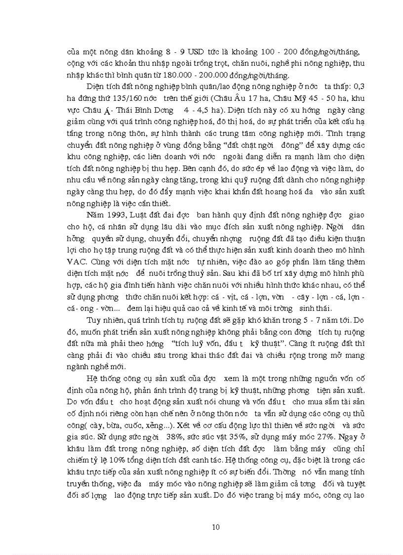 image for page Thực trạng năng lực kinh doanh của hộ gia đình theo mô hình VAC