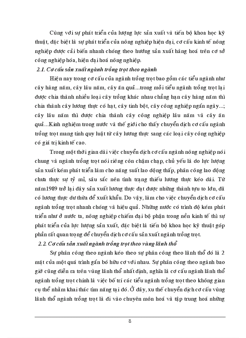 image for page Chuyển dịch cơ cấu sản xuất ngành trồng trọt ở huyện An khê tỉnh Gia Lai 1