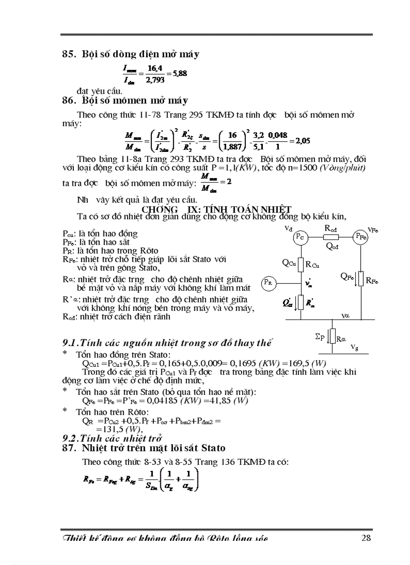 image for page Thiết kế động cơ không đồng bộ Roto lồng sóc