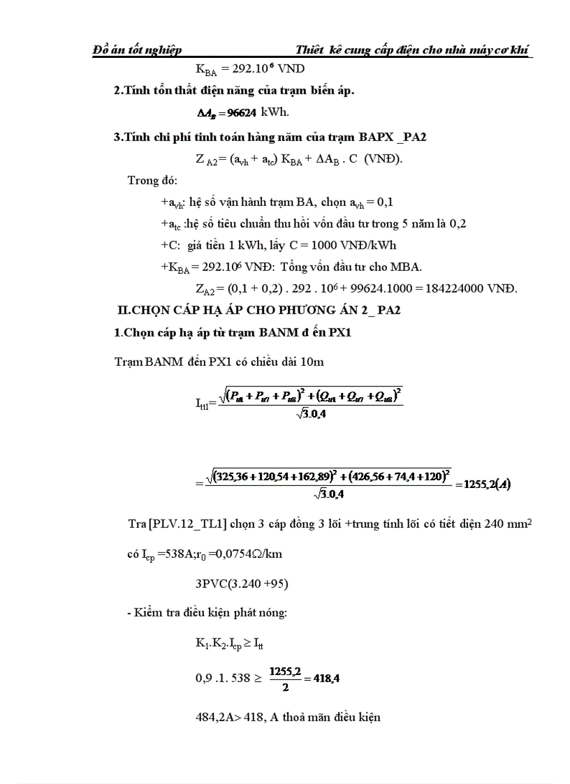 image for page Thiết kế cung cấp điện cho nhà máy cơ khí