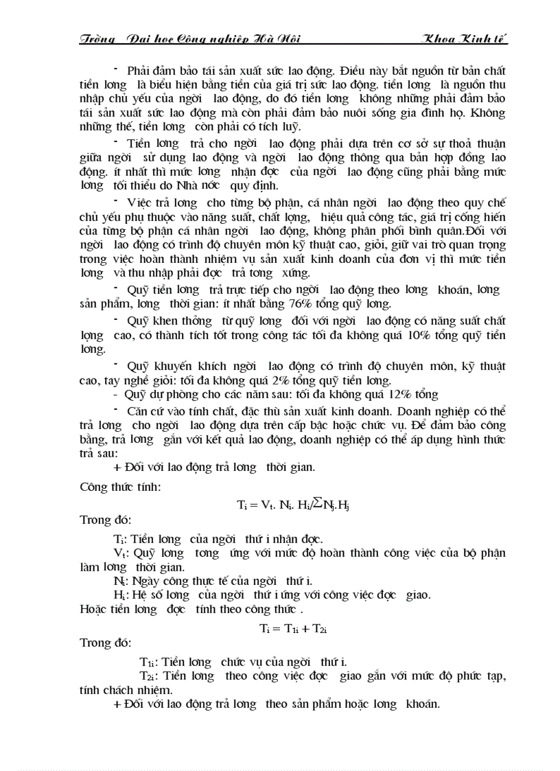 image for page Tìm hiểu công tác tổ chức quản lý và kế hoạch của công ty TNHH huy phong và một số kiến nghị về chế độ tiền lương hiện nay của Công ty