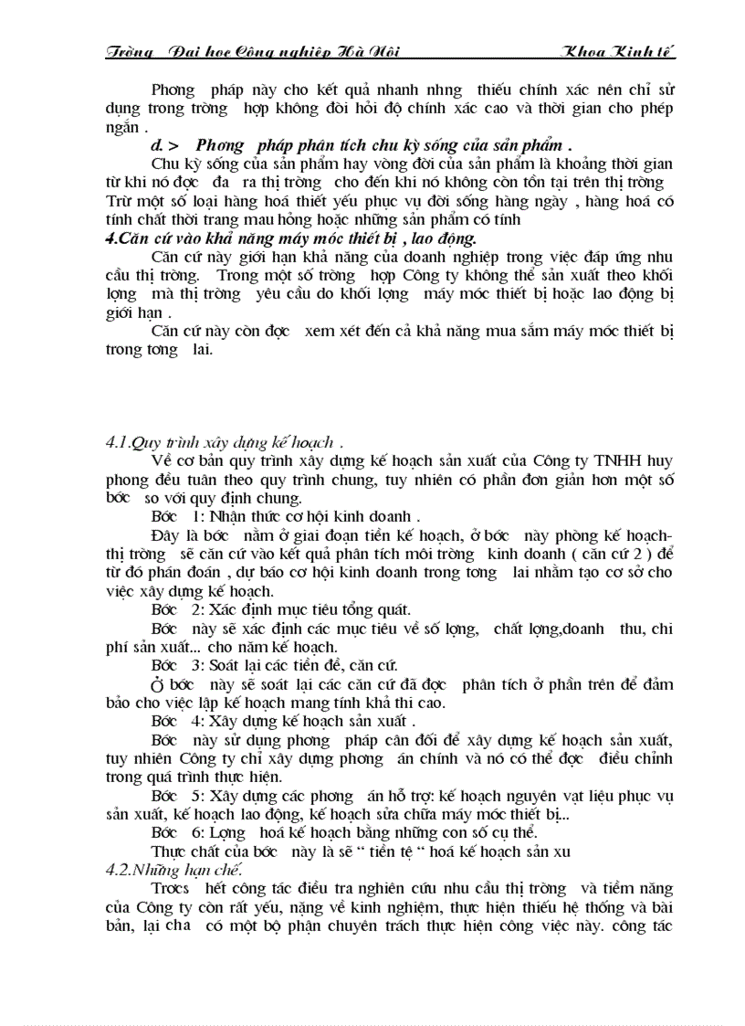 image for page Tìm hiểu công tác tổ chức quản lý và kế hoạch của công ty TNHH huy phong và một số kiến nghị về chế độ tiền lương hiện nay của Công ty