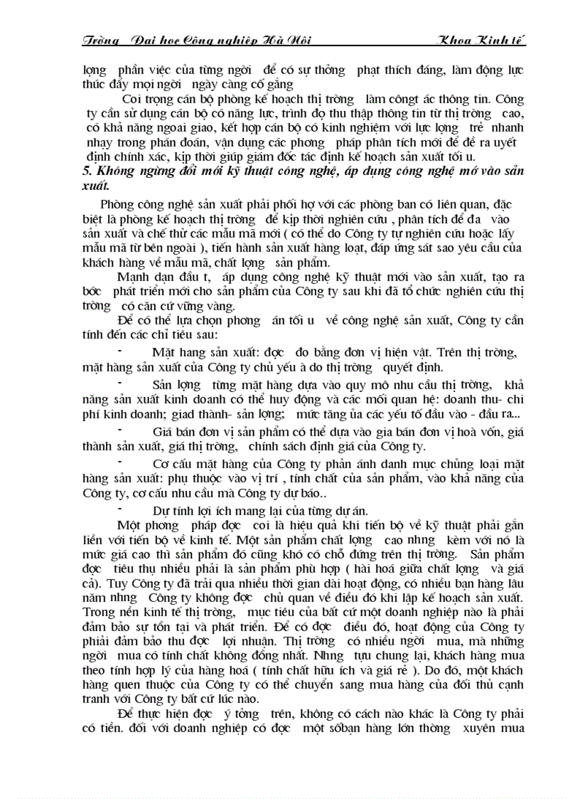 image for page Tìm hiểu công tác tổ chức quản lý và kế hoạch của công ty TNHH huy phong và một số kiến nghị về chế độ tiền lương hiện nay của Công ty