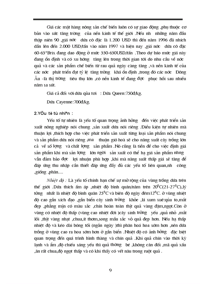 image for page Một số giải phát nhằm phát triển cây dứa ở vùng trung du và miền núi phía tây nam của tỉnh Thanh Hoá