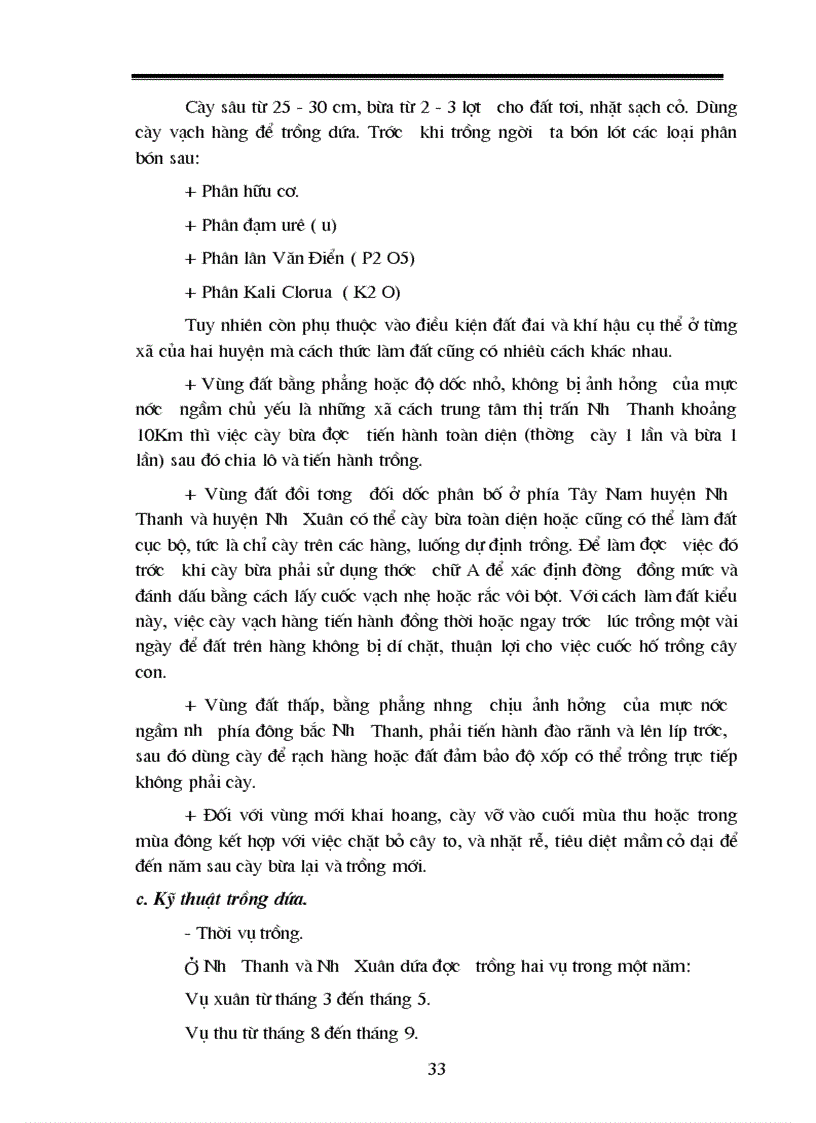 image for page Một số giải phát nhằm phát triển cây dứa ở vùng trung du và miền núi phía tây nam của tỉnh Thanh Hoá
