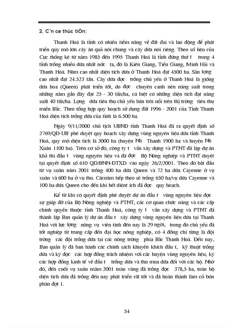 image for page Một số giải phát nhằm phát triển cây dứa ở vùng trung du và miền núi phía tây nam của tỉnh Thanh Hoá
