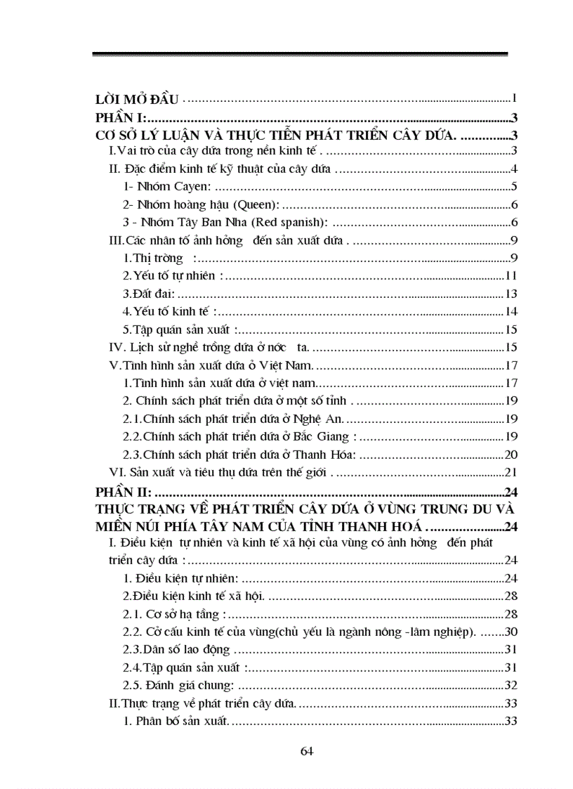 image for page Một số giải phát nhằm phát triển cây dứa ở vùng trung du và miền núi phía tây nam của tỉnh Thanh Hoá