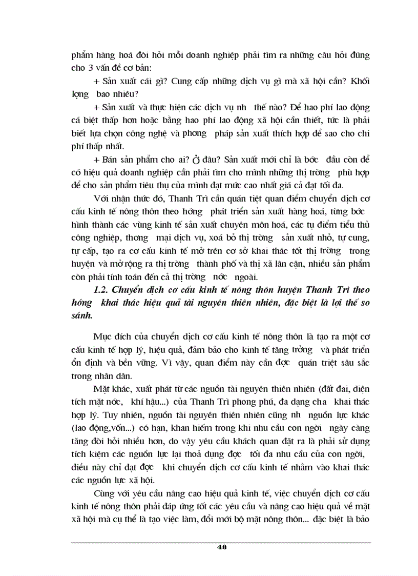 image for page Phương hướng và những biện pháp chủ yếu chuyển dịch cơ cấu kinh tế nông thôn ở huyện Thanh Trì