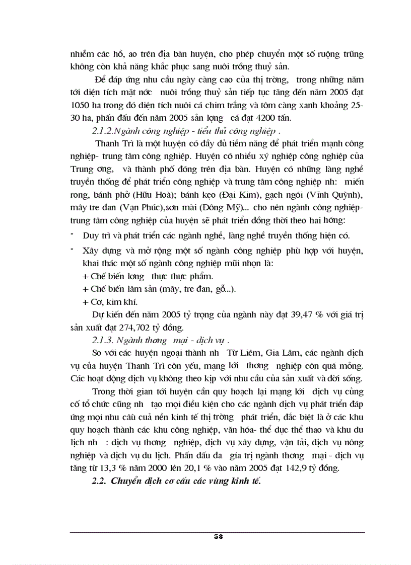 image for page Phương hướng và những biện pháp chủ yếu chuyển dịch cơ cấu kinh tế nông thôn ở huyện Thanh Trì