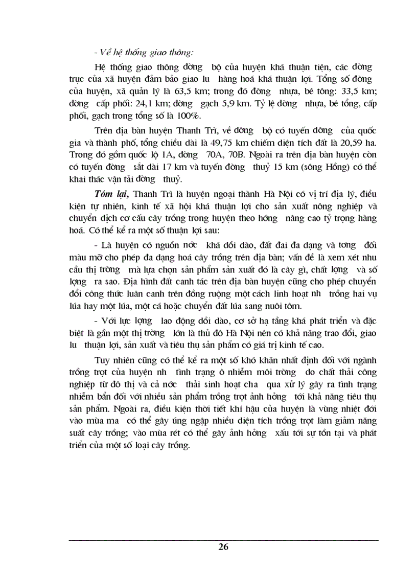 image for page Những biện pháp kinh tế chủ yếu nhằm chuyển dịch cơ cấu cây trồng trên địa bàn huyện Thanh Trì Hà Nội