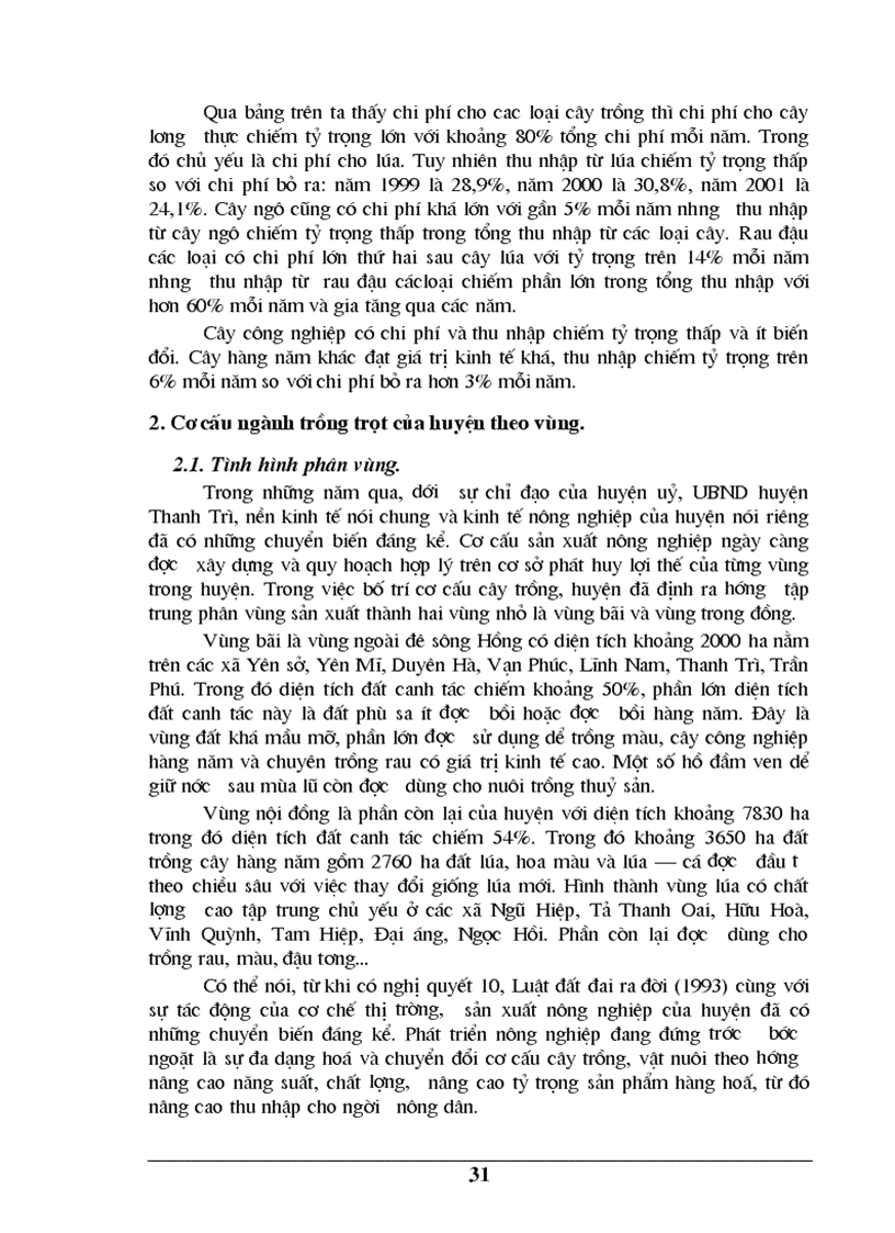 image for page Những biện pháp kinh tế chủ yếu nhằm chuyển dịch cơ cấu cây trồng trên địa bàn huyện Thanh Trì Hà Nội