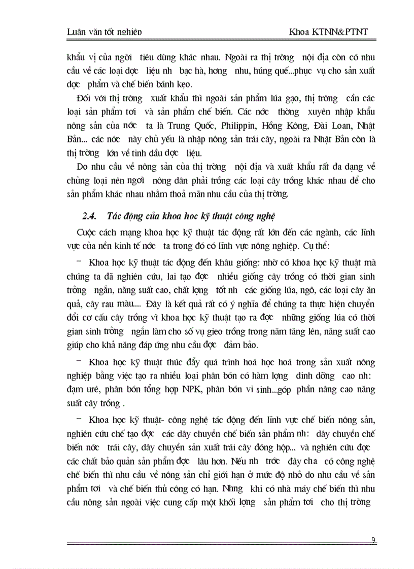 image for page Thực trạng và những giải pháp chủ yếu đẩy mạnh chuyển đổi cơ cấu cây trồng tỉnh Bắc Kạn