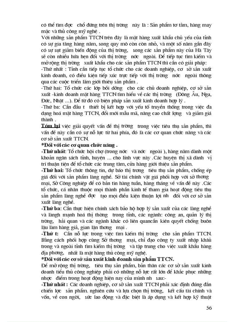 image for page Phương hướng phát triển tiểu thủ công nghiệp TTCN Tỉnh Hà Tây trong giai đoạn 2001 2005 1
