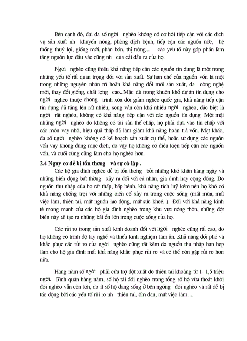 image for page Thực trạng và những giải pháp chủ yếu nhằm xoá đói giảm nghèo ở một số xã đặc biệt khó khăn huyện Sóc Sơn Thành phố Hà nội