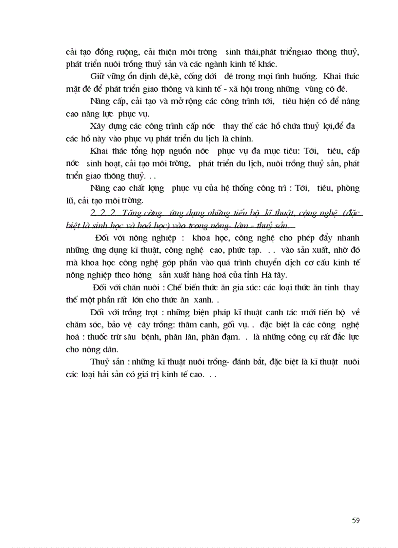 image for page Chuyển dịch cơ cấu kinh tế nông nghiệp Hà tây thực trạng và giải pháp