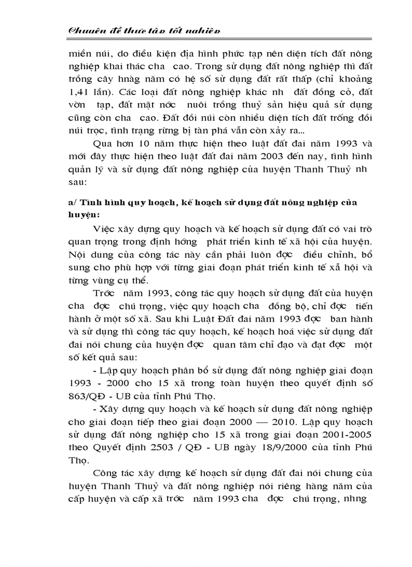 image for page Định hướng và giải pháp sử dụng đất nông nghiệp