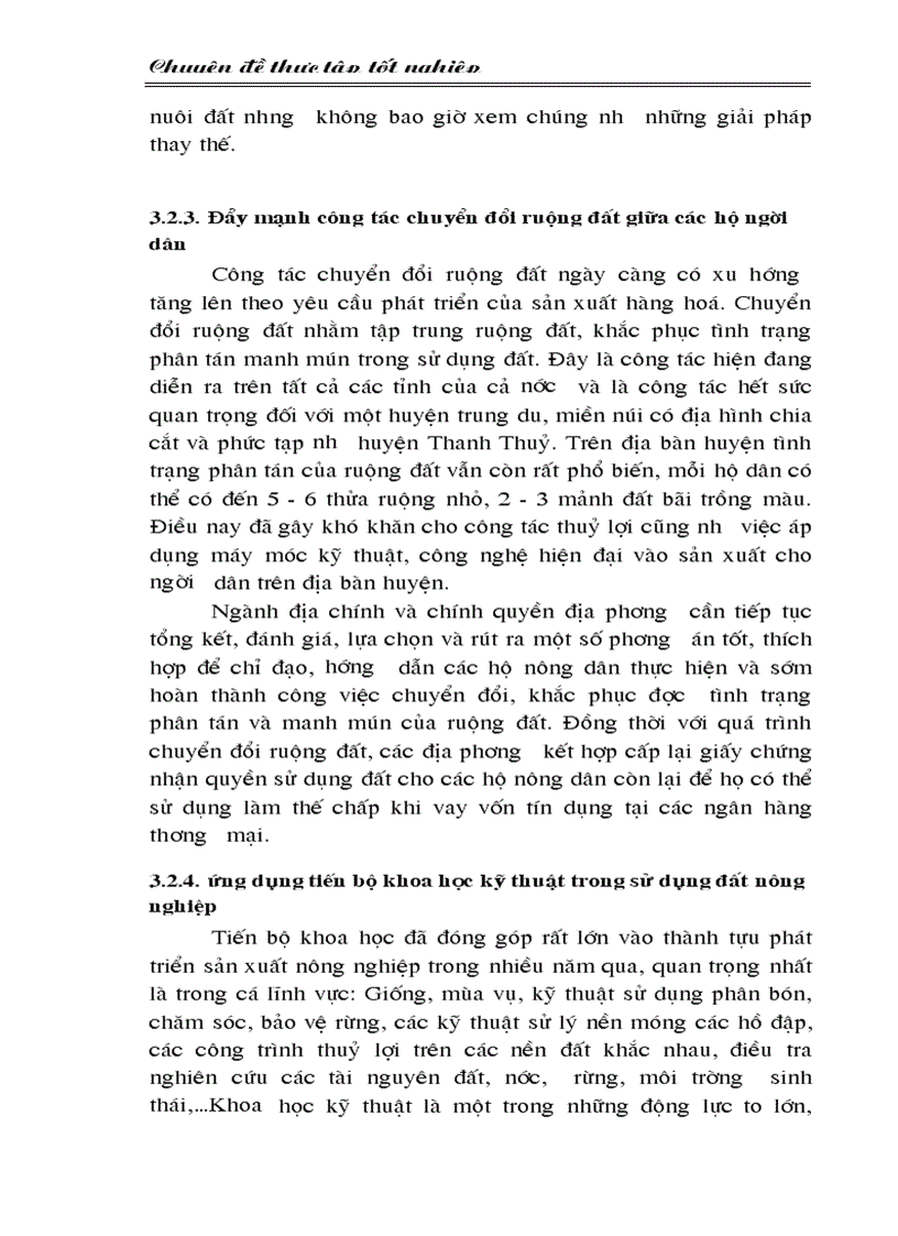 image for page Định hướng và giải pháp sử dụng đất nông nghiệp