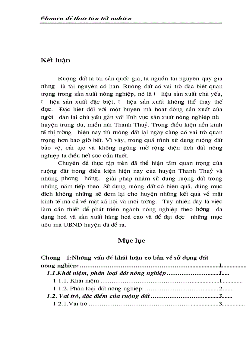 image for page Định hướng và giải pháp sử dụng đất nông nghiệp