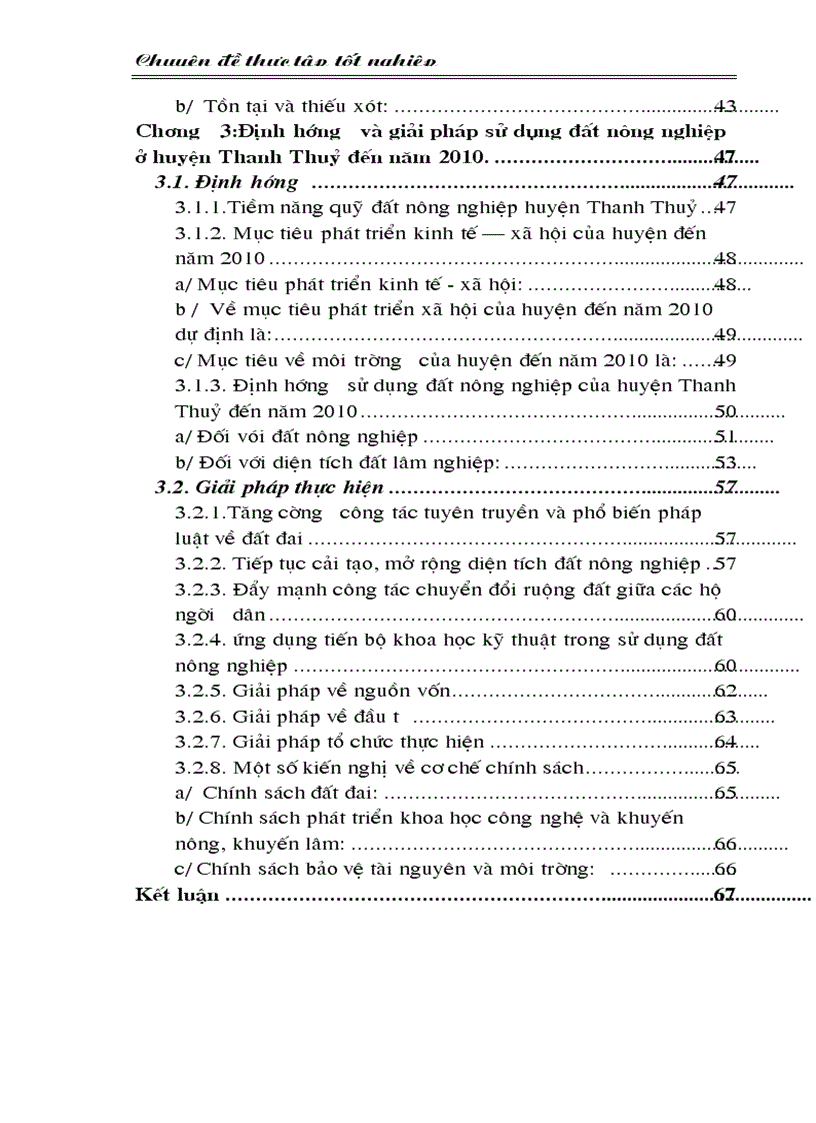 image for page Định hướng và giải pháp sử dụng đất nông nghiệp