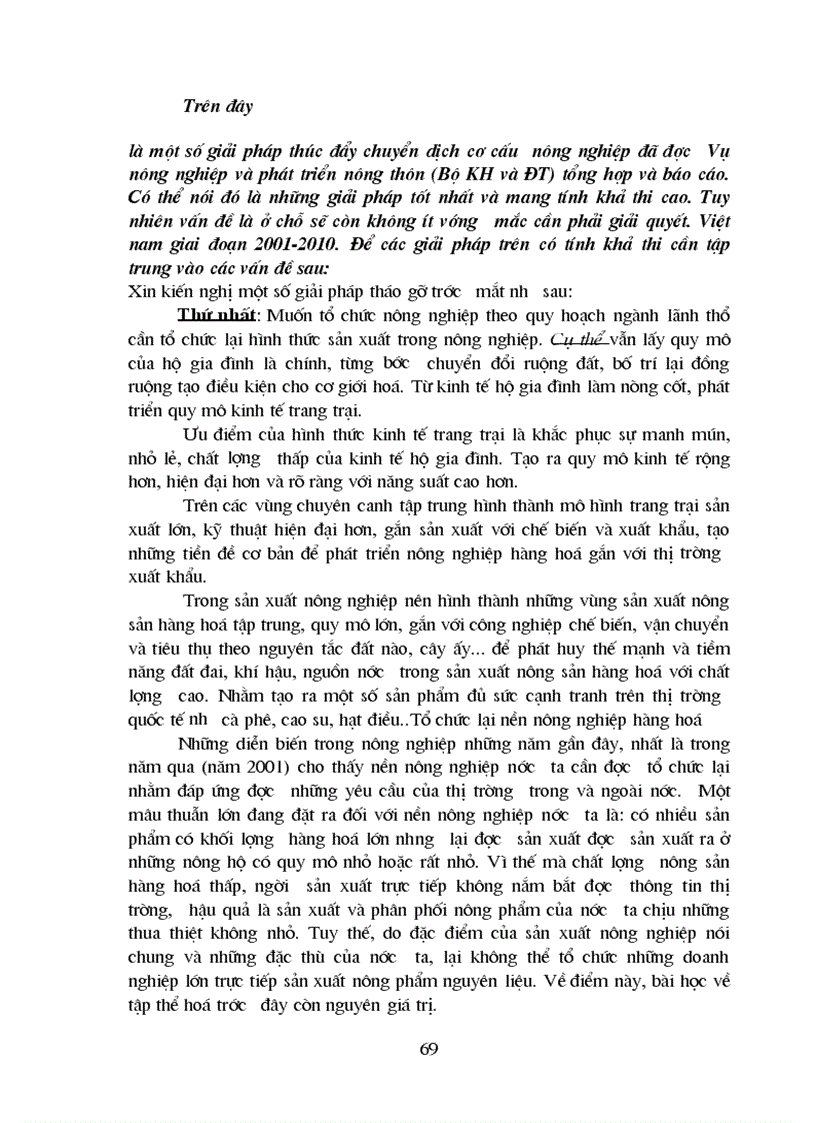 image for page Phương pháp cơ bản chuyển dịch cơ cấu của việt nam trong giai đoạn 2001 2010