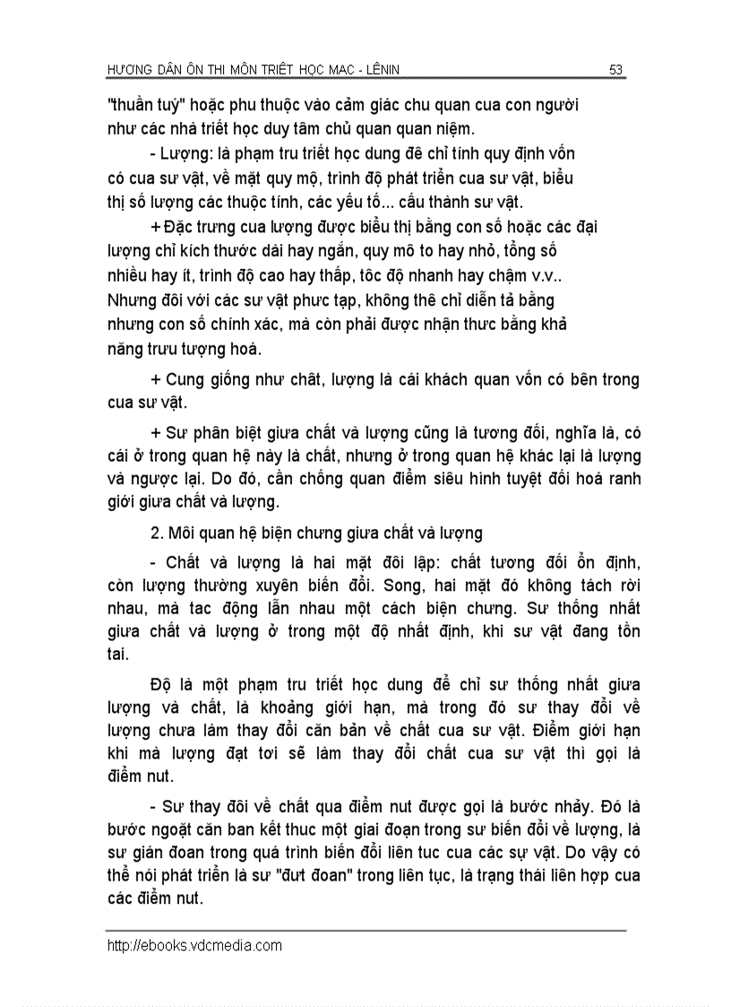 image for page Hương dân ôn thi môn triêt học mac lênin