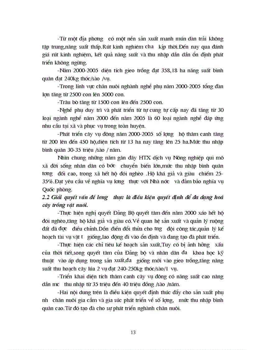 image for page Lượng vốn đầu tư sản xuất trong nông nghiệp được sử dụng như thế nào và giải pháp nâng cao hiệu quả của việc đầu tư cho phát triển nông nghiệp