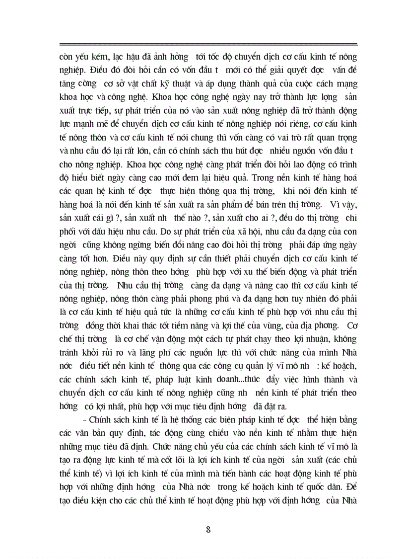 image for page Phương hướng và giải pháp nhằm chuyển dịch cơ cấu Kinh tế nông nghiệp vùng đồng bằng Bắc Bộ