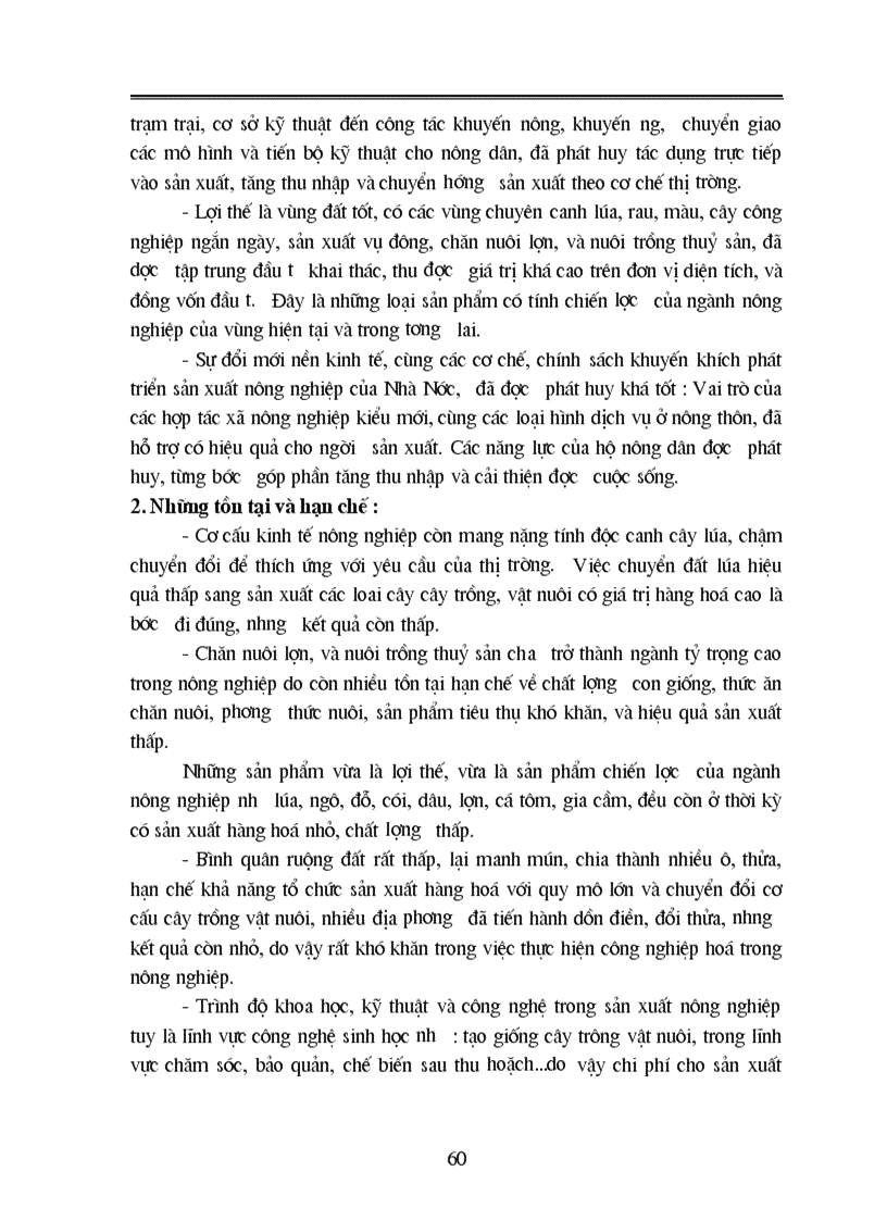 image for page Phương hướng và giải pháp nhằm chuyển dịch cơ cấu Kinh tế nông nghiệp vùng đồng bằng Bắc Bộ