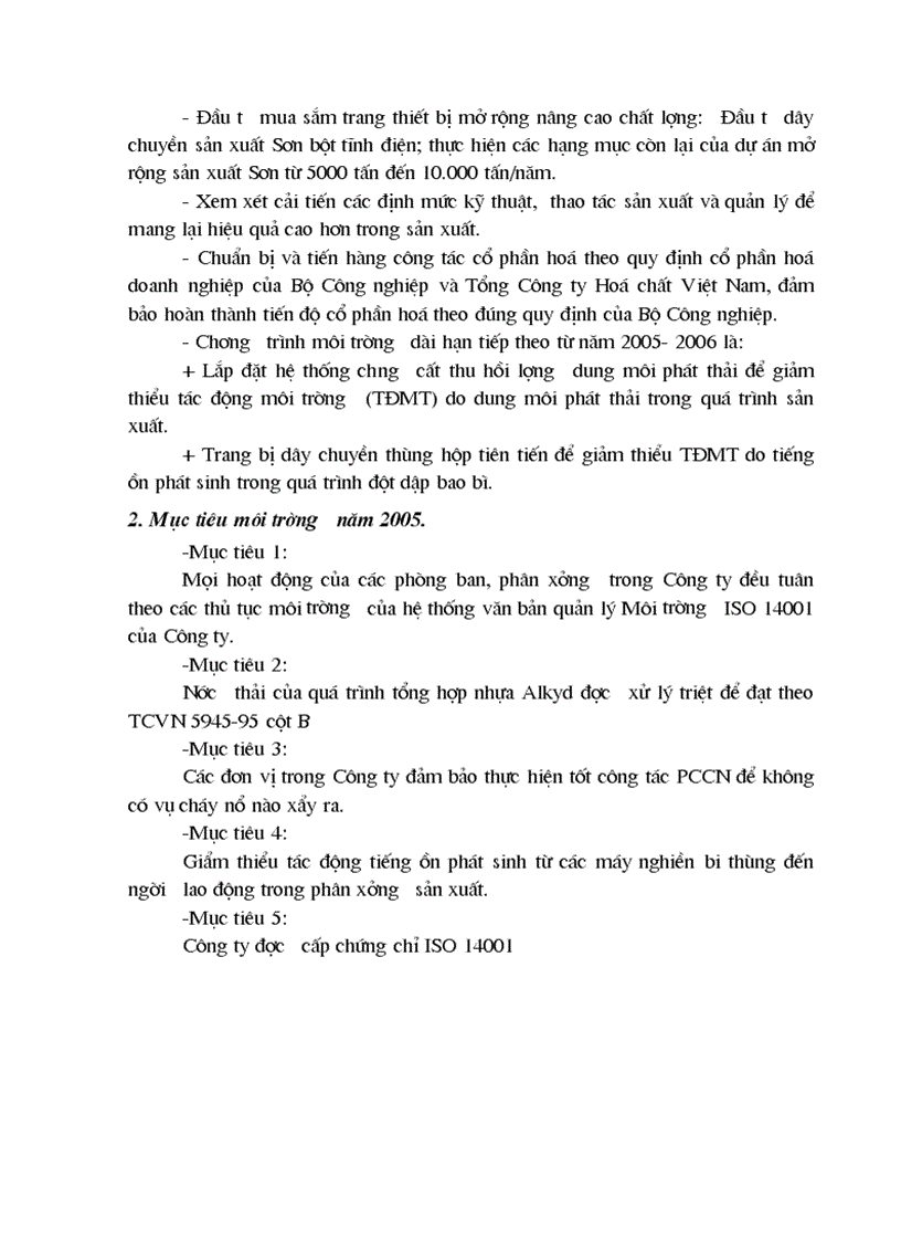 image for page Công tác an toàn vệ sinh môi trường tại Công ty Sơn tổng hợp Hà Nội thực trạng và giải pháp