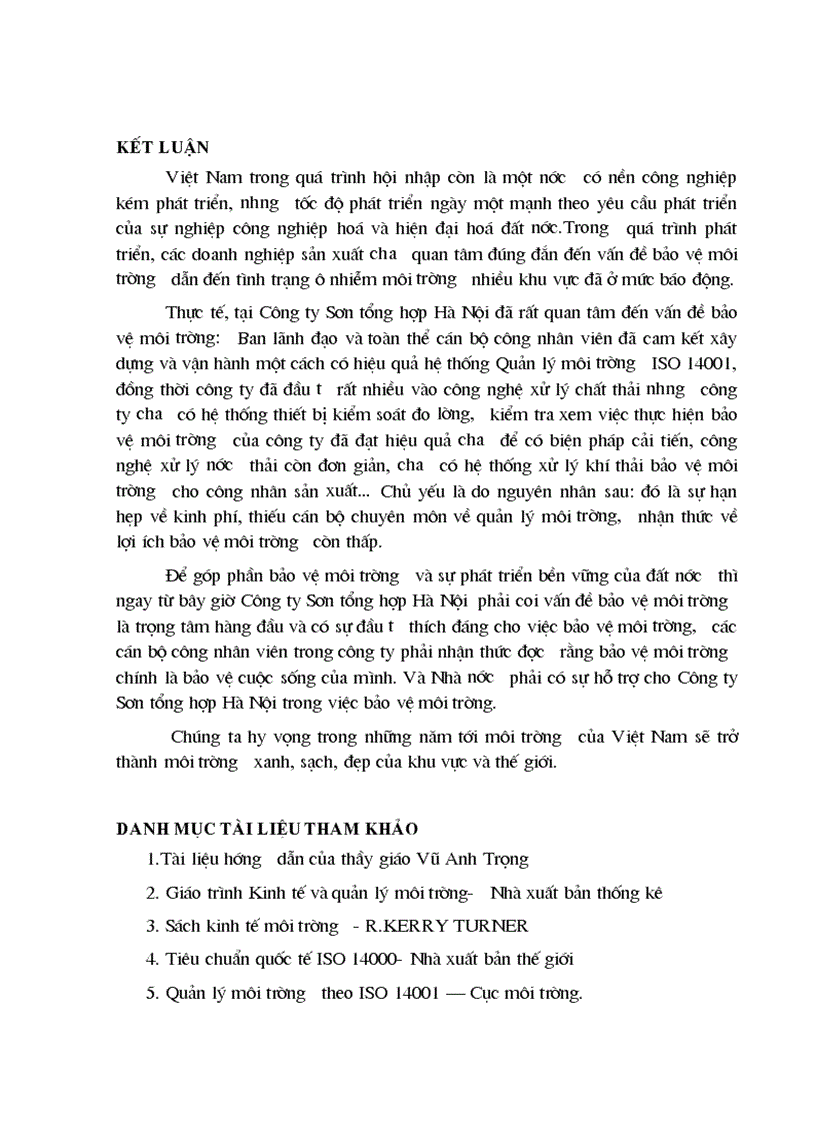 image for page Công tác an toàn vệ sinh môi trường tại Công ty Sơn tổng hợp Hà Nội thực trạng và giải pháp