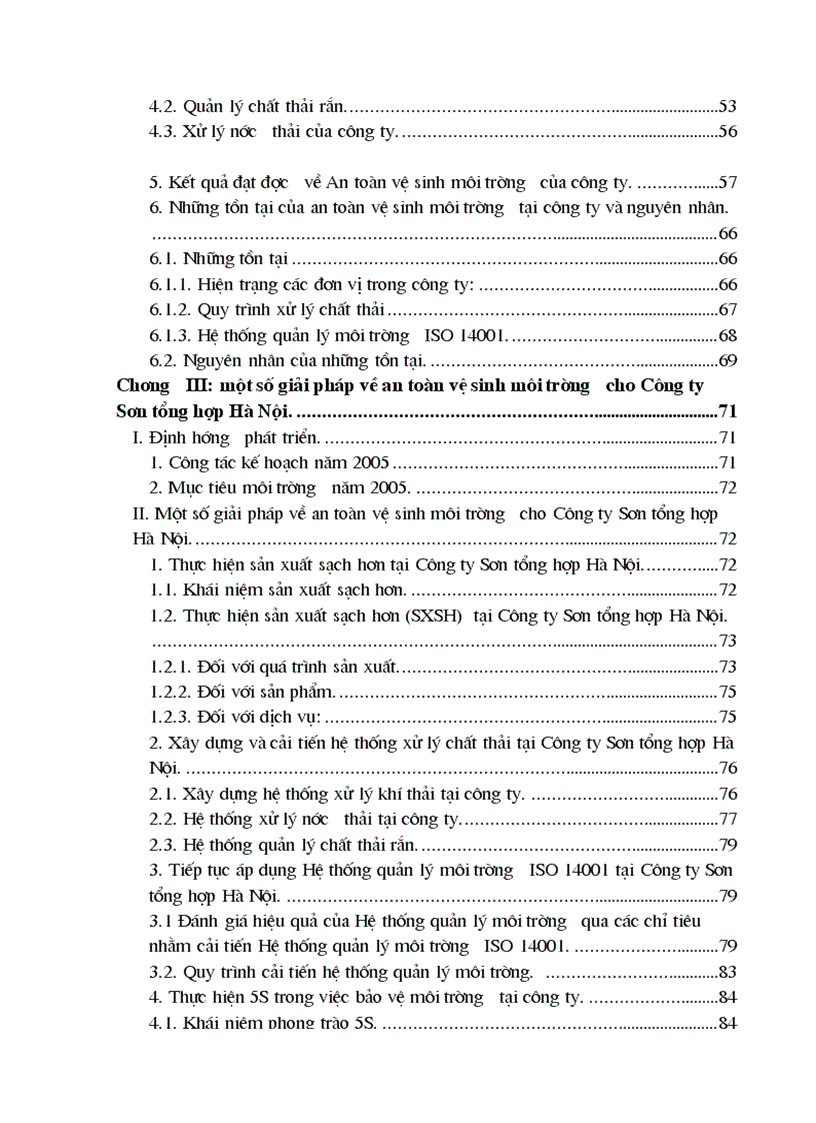 image for page Công tác an toàn vệ sinh môi trường tại Công ty Sơn tổng hợp Hà Nội thực trạng và giải pháp