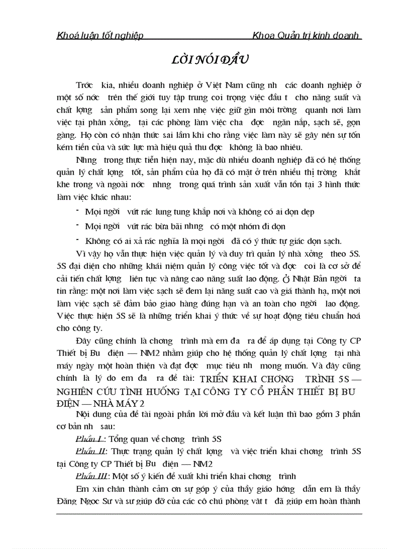 image for page Triển khai chương trình 5S NGhiên cứu tình huống tại Công ty cổ phần Thiết bị Bưu điện Nhà máy 2 1