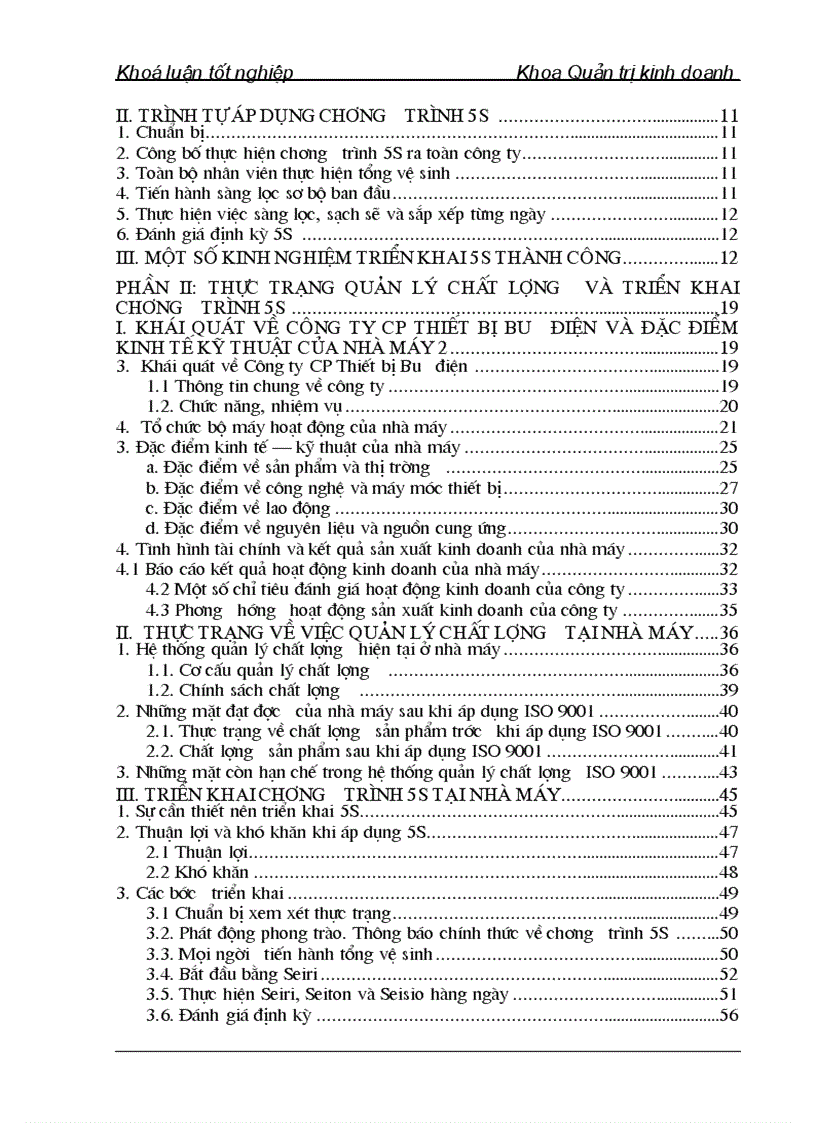 image for page Triển khai chương trình 5S NGhiên cứu tình huống tại Công ty cổ phần Thiết bị Bưu điện Nhà máy 2 1