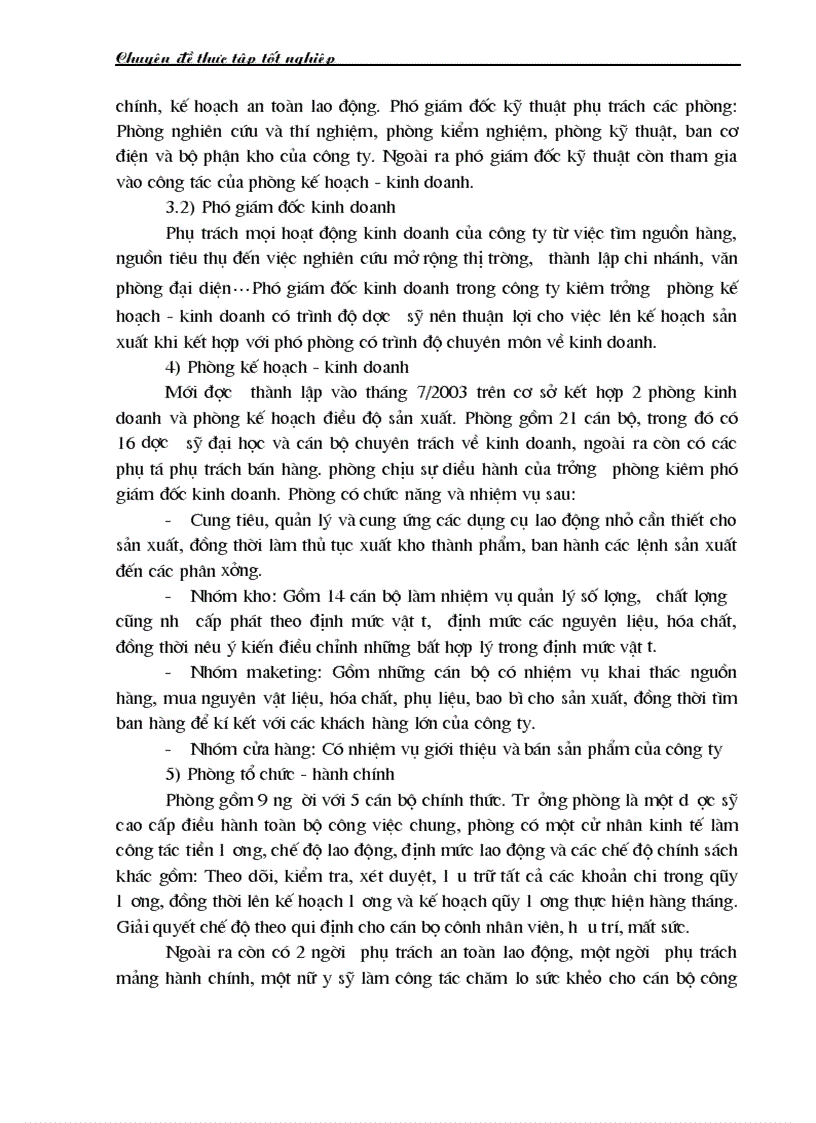 image for page Triển khai áp dụng hệ thống quản lý chất lượng GMP tại công ty Cổ phần dược phẩm Hà Nội