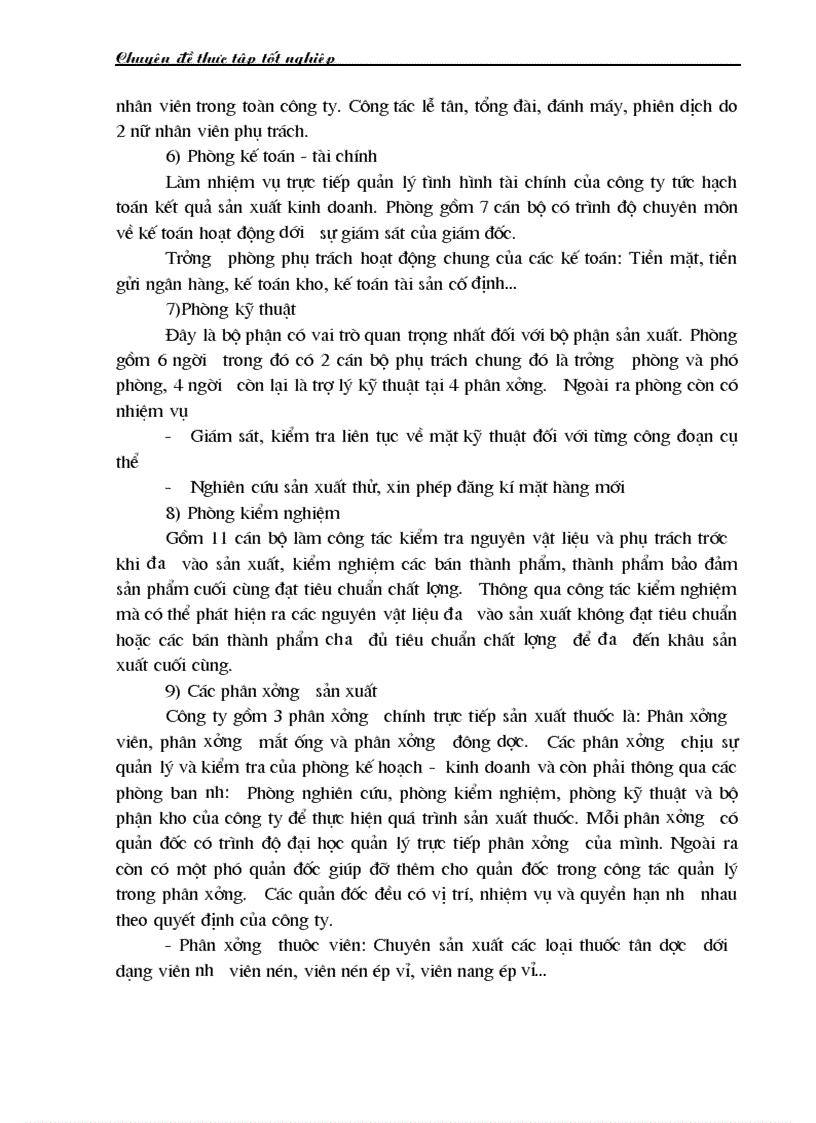 image for page Triển khai áp dụng hệ thống quản lý chất lượng GMP tại công ty Cổ phần dược phẩm Hà Nội