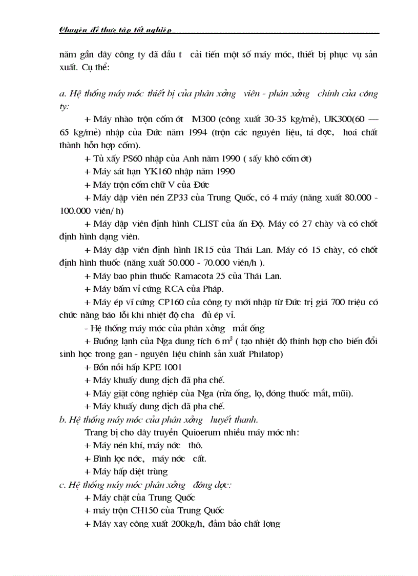 image for page Triển khai áp dụng hệ thống quản lý chất lượng GMP tại công ty Cổ phần dược phẩm Hà Nội